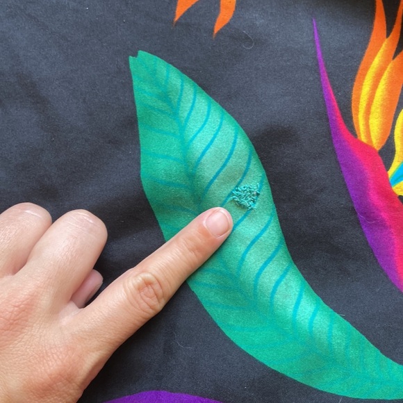 Vintage Handmade Birds of Paradise Tent Dress - Picture 7 of 7